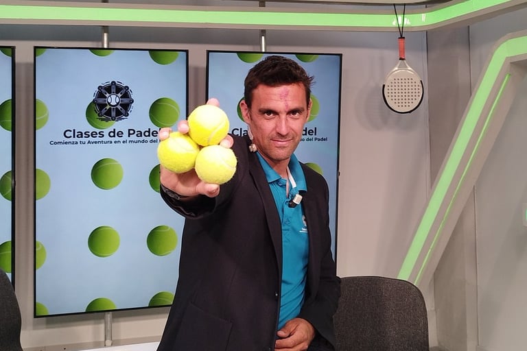 entrenador de padel tv