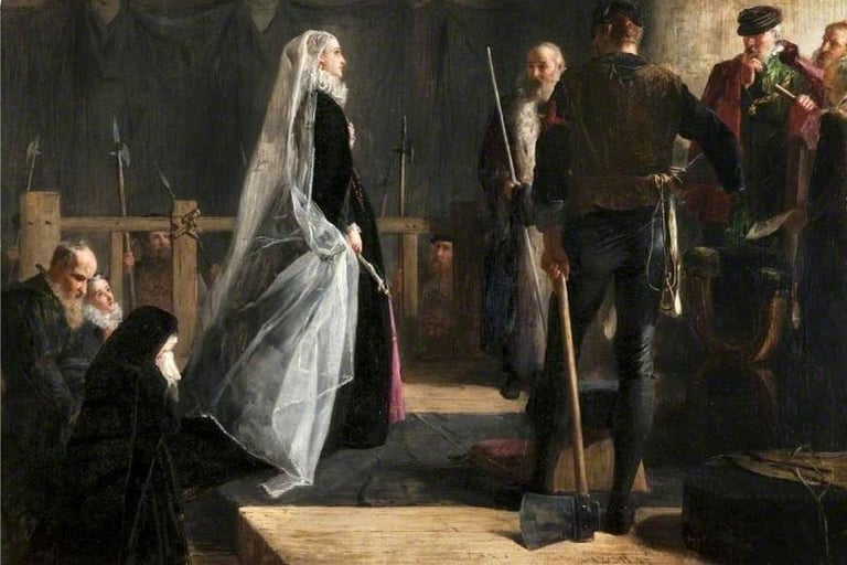 1890 - 1920 Execution of Mary, Queen of Scots