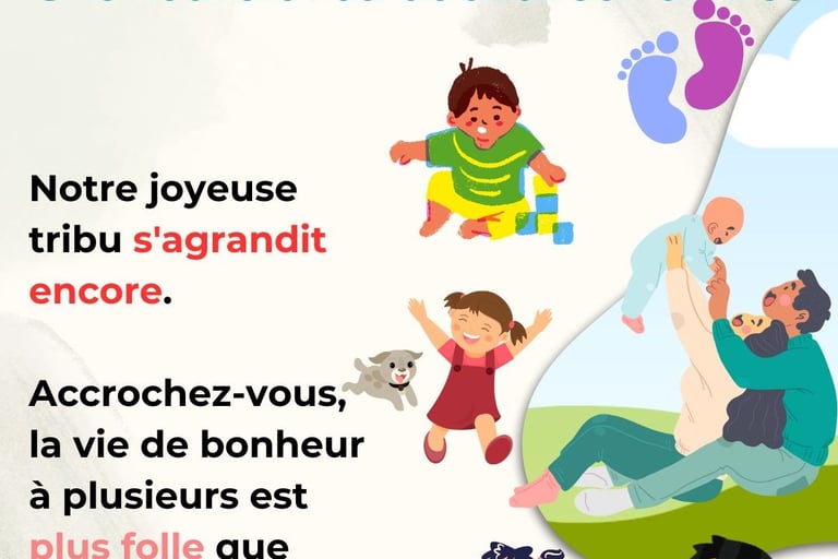 annonce de naissance humour famille nombreuse