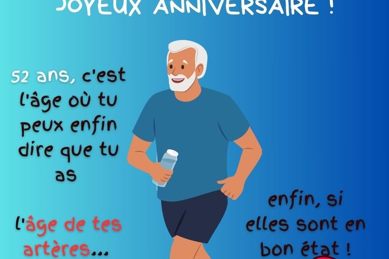 carte joyeux anniversaire humour homme 52 ans