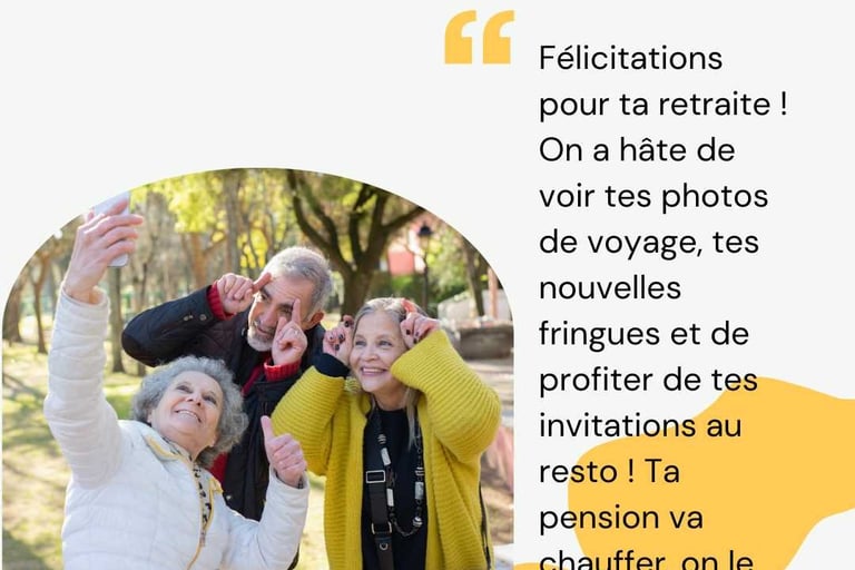 idee de texte pour souhaiter une bonne retraite humour pension