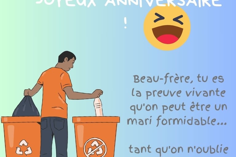 image ‘joyeux anniversaire beau-frere humour