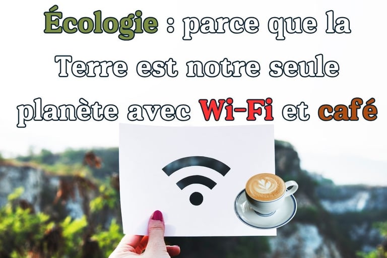 slogan affiche sensibilisation ecologie