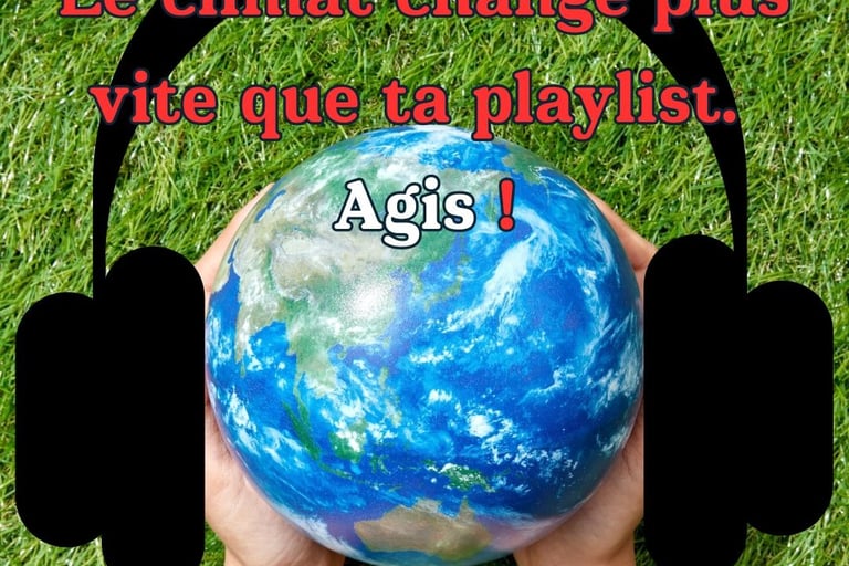 slogan climat jeunes affiche humour