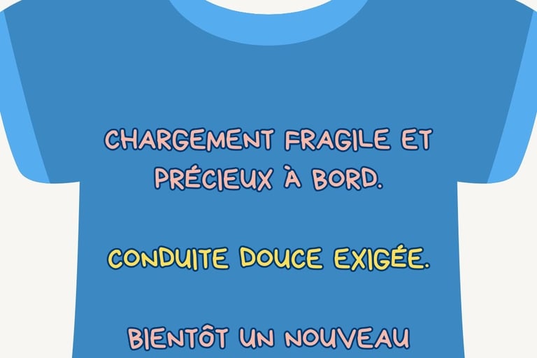 tee shirt de grossesse humoristique