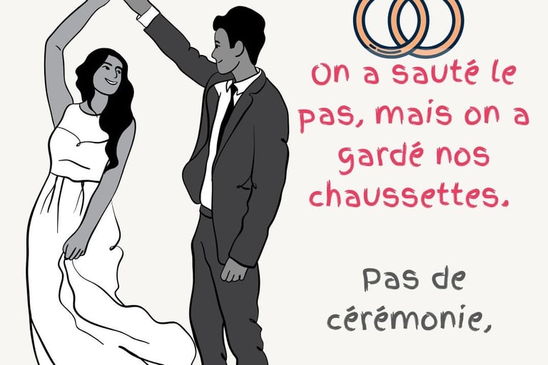 Texte drole faire-part de mariage sans invitation