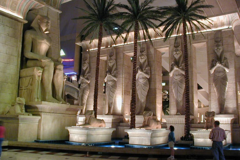 Luxor Las Vegas lobby around 1995