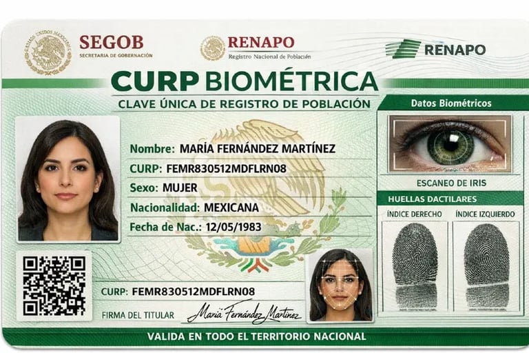 Que es la CURP biométrica Tramitar CURP Biometrico sacar CURP