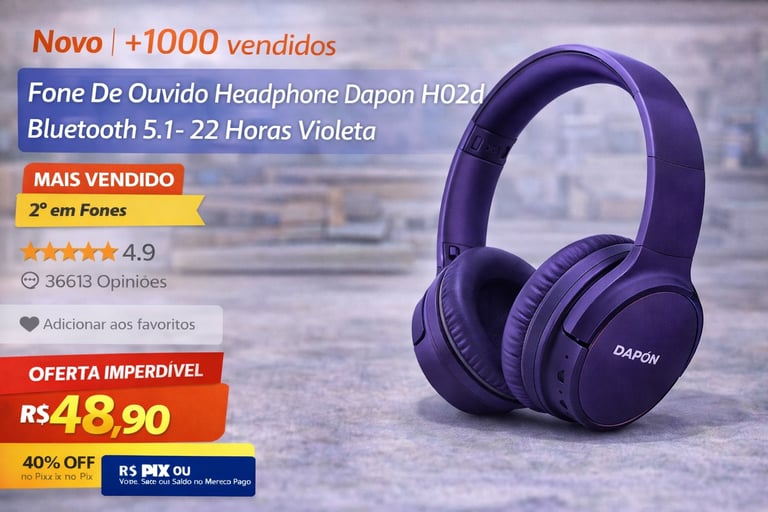 a purple headphones with a purple headphones