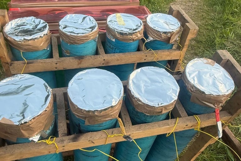 grossfeuerwerk technik details mkl-feuerwerke