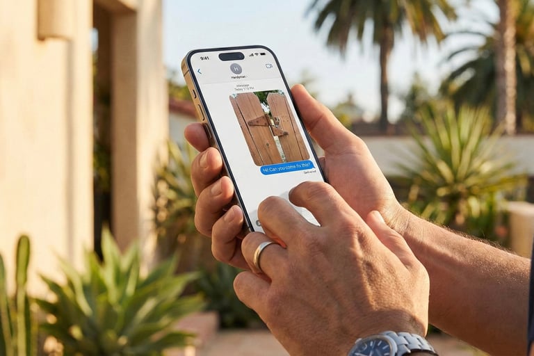 Text a photo to Silicon Beach Handymany to start an estimate.