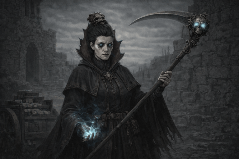 Necromancer Sienna Fuegonasus from Vermintide 2