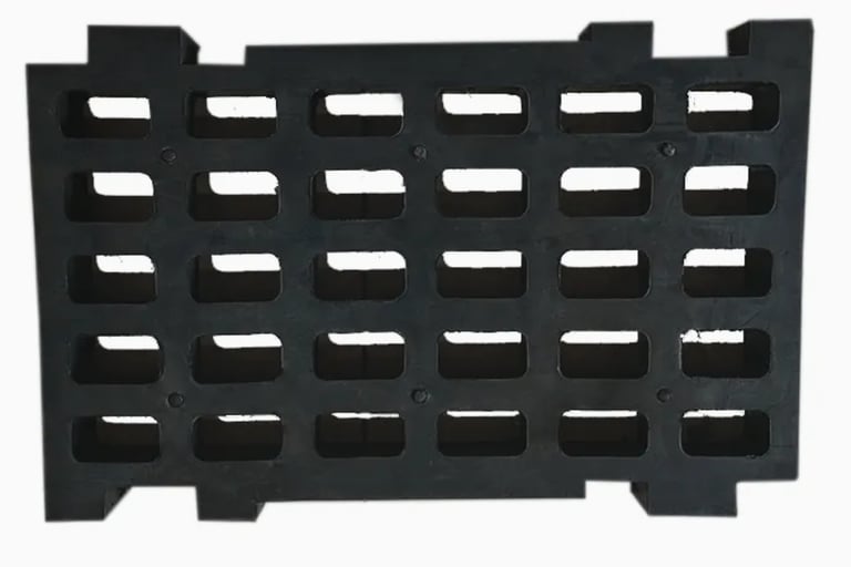 Vibrating Screen Wear Panels - Rubber, Polymer, Hardened Steel Supplier, Slotted Screen Panels
