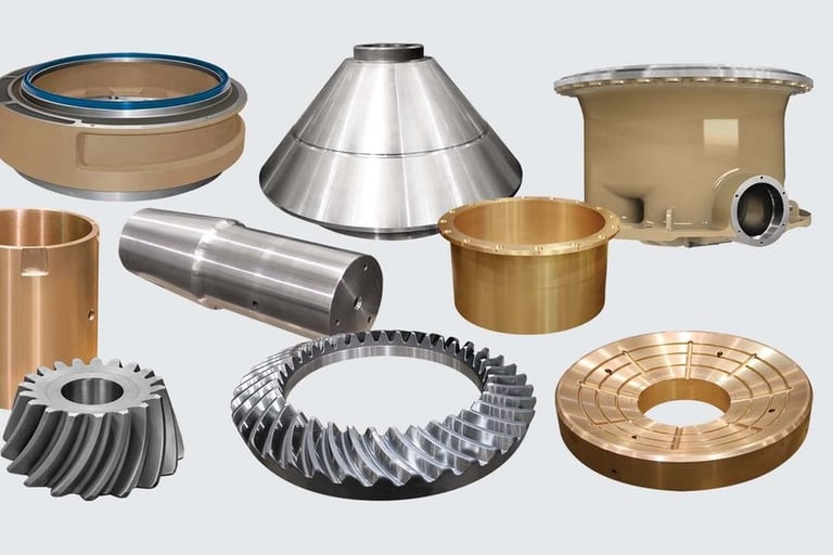 OEM Crusher Wear Parts and Liners - Mantle, Concave, Gear, Shaft, Eccentric Shaft