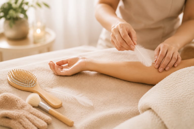kriebeltherapie kriebelmassage