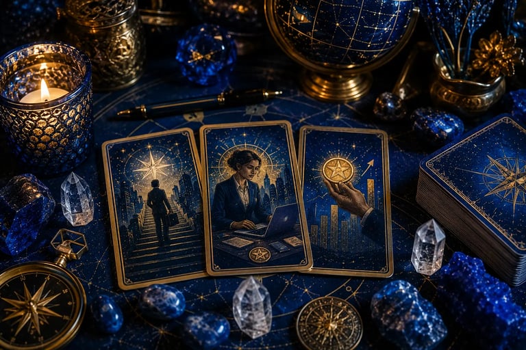 Orientação de Tarot pelo WhatsApp para carreira e caminhos profissionais
