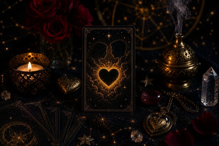 Consulta de Tarot via WhatsApp sobre amor e relacionamentos afetivos