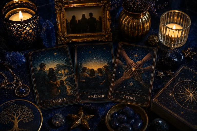 Consulta de Tarot via WhatsApp para conflitos familiares e harmonia no lar