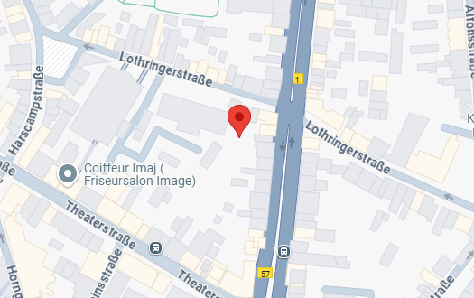 a map of a street in a city