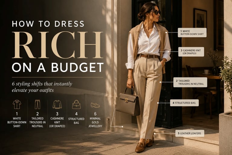 how to dress rich on a budget — six pieces worth owning