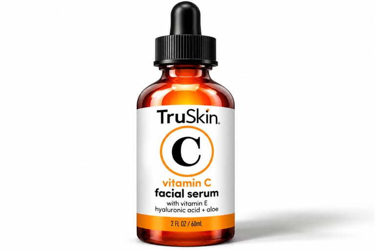 TruSkin Vitamin C serum bottle — one of the best affordable self care products for women on Amazon