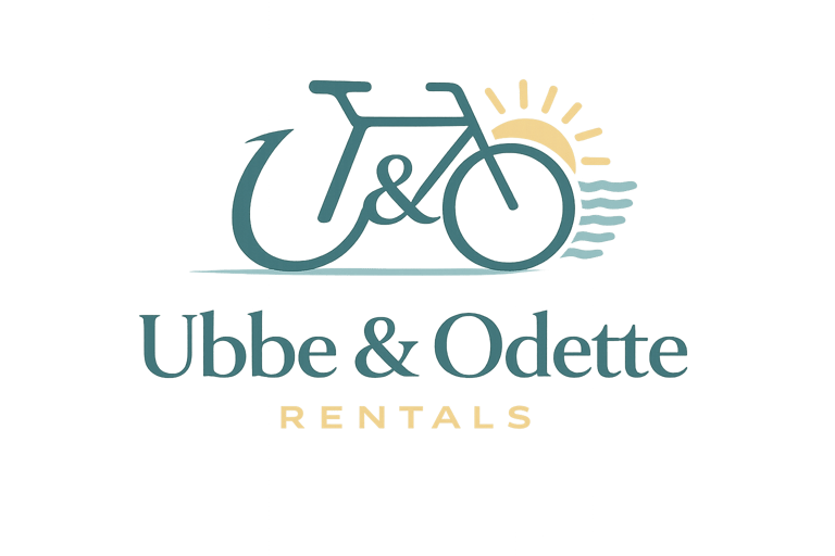 ubbe and odette e bike rentals logo