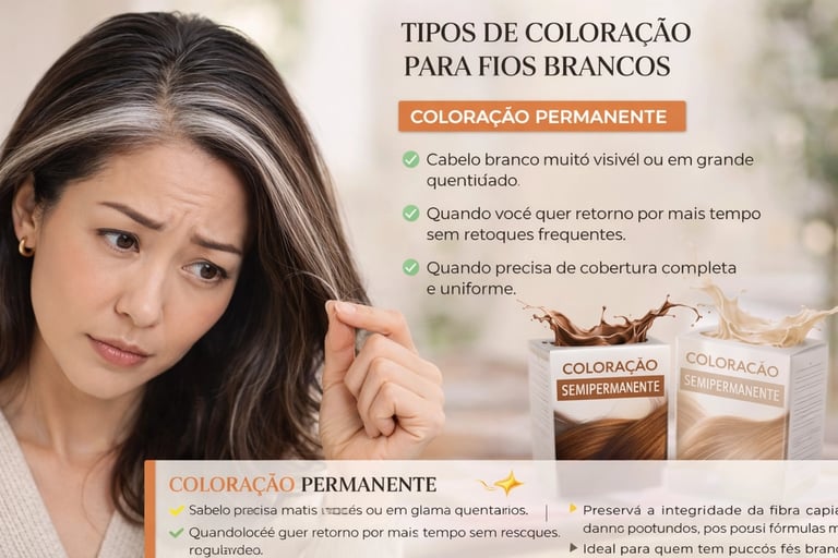 Como escolher tintas para pintar cabelo branco grisalho