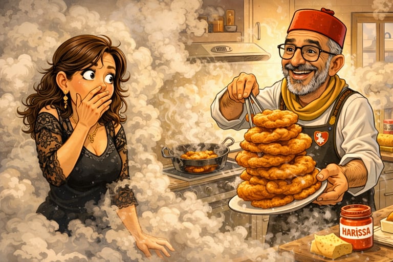 coutumes culinaires tunisiennes pour le petit déjeuner.