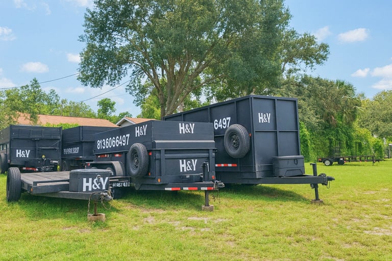Dumpster and Flatbed Trailer Rental Tampa