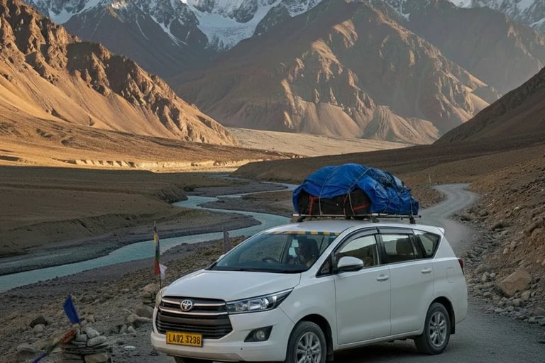 Innova Crysta in Ladakh on rent
