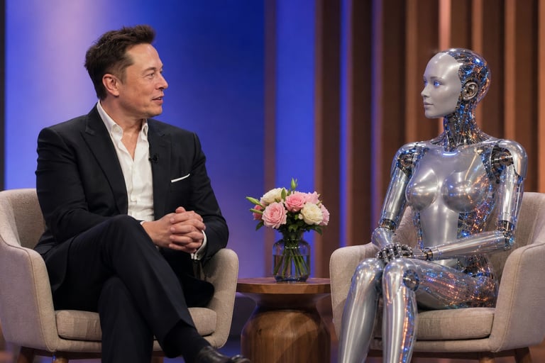 Elon talking to Android