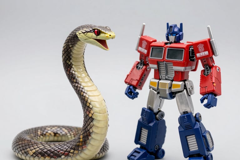 Mamba snake and Transformer toy