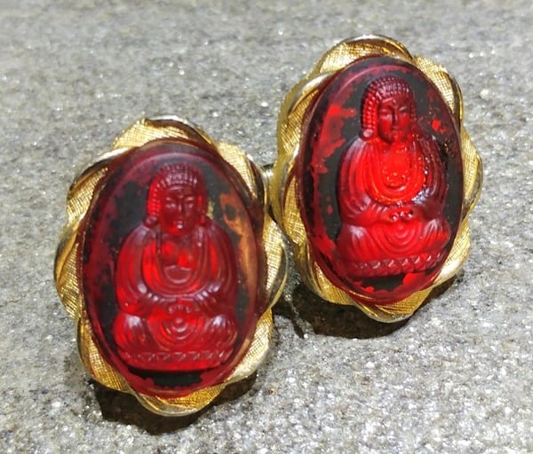 buddha cufflinks