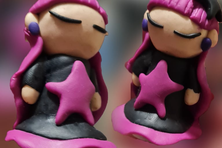 Figurines réalisées en pâte FIMO