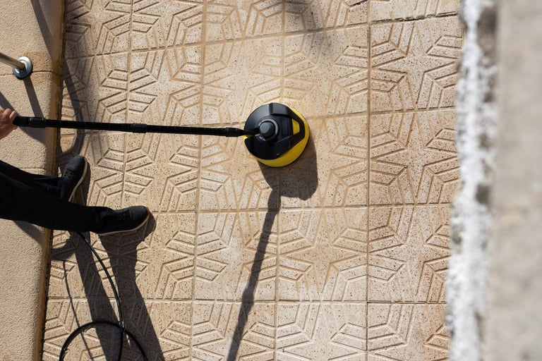 Patio cleaning