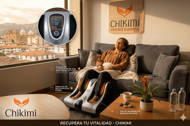 Masajeador Ceralegs de Chikimi para pies y pantorrillas.