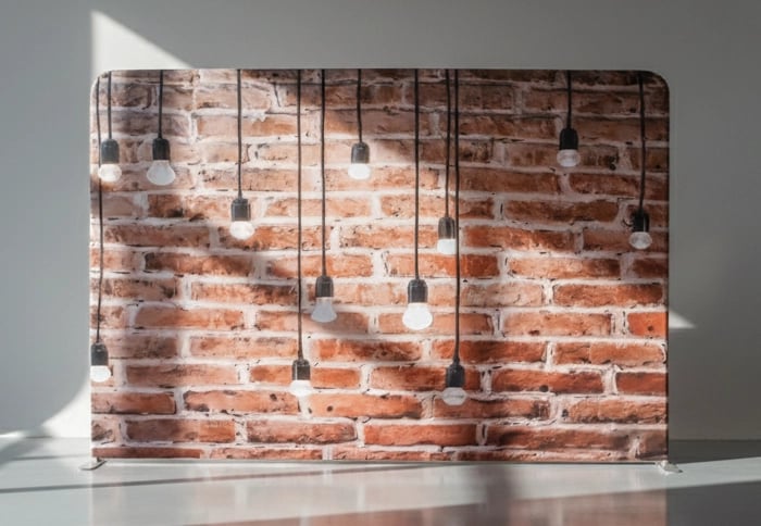 Größter Hintergrund für die Fotobox - Hier in Steinoptik