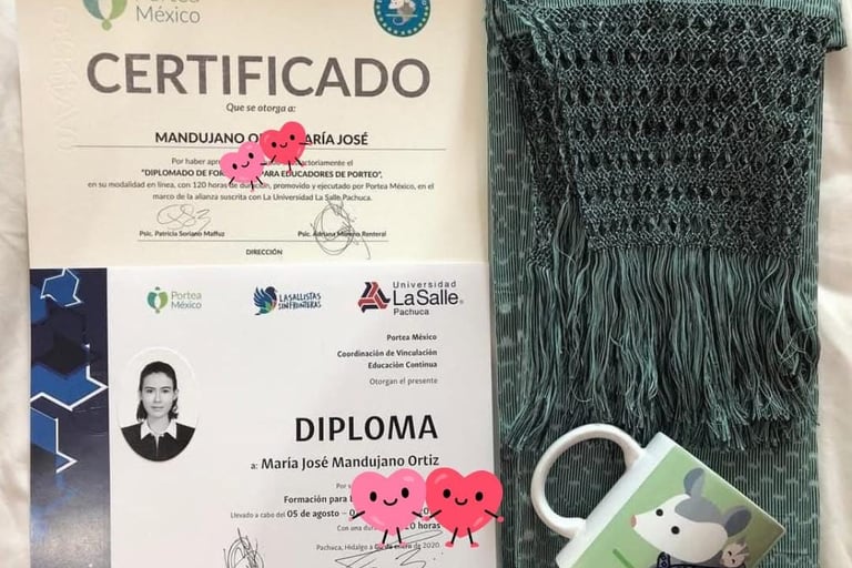 Certificado Educadora de Porteo Mexico