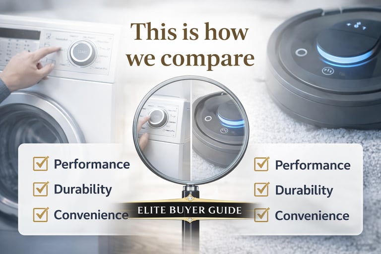 Elite Buyer Guide product comparisons overview"