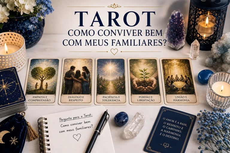 Tarot como conviver bem com meus familiares consulta online grátis
