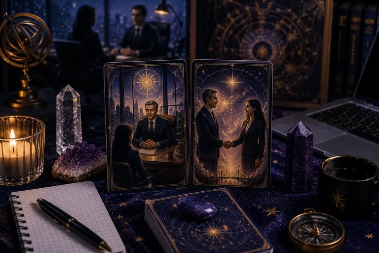 Tarot como melhorar a relação com seu chefe: estratégia de convivência profissional