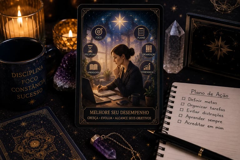 Tarot como melhorar meu desempenho no trabalho: alta performance profissional