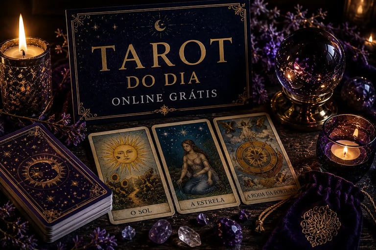 Tarot do dia online grátis previsões e aconselhamento