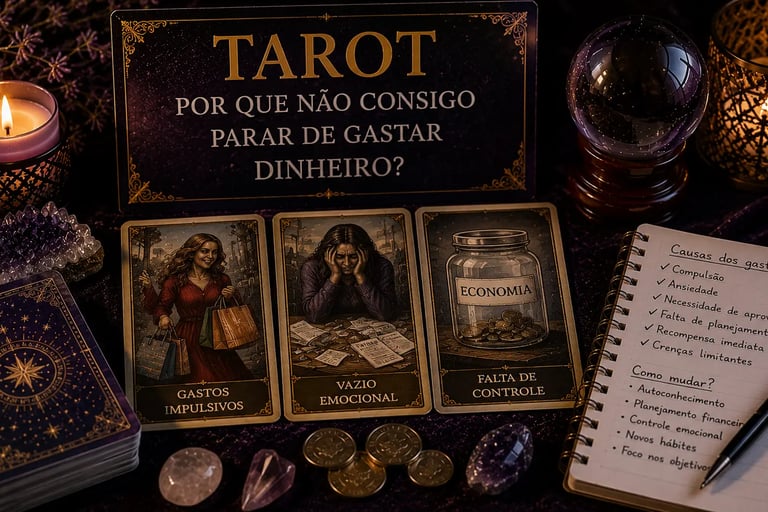 Tarot financeiro por que não consigo parar de gastar dinheiro