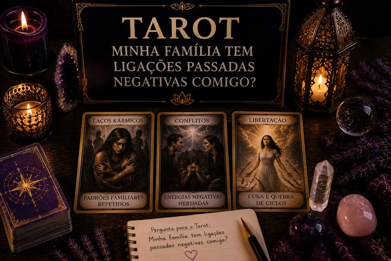 Tarot minha família tem ligações passadas negativa comigo consulta online