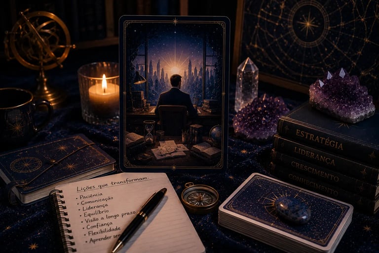 Tarot o que eu já deveria ter aprendido profissionalmente: lições e autodesenvolvimento