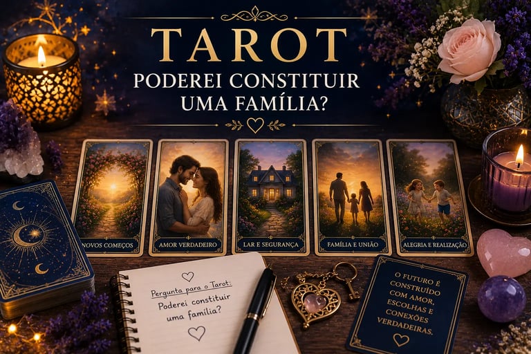 Tarot online grátis  poderei constituir uma família