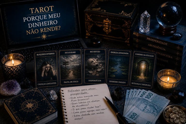 Tarot Online grátis por que meu dinheiro não rende?
