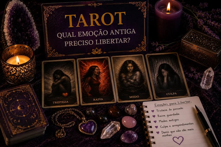 Tarot Qual emoção antiga preciso libertar