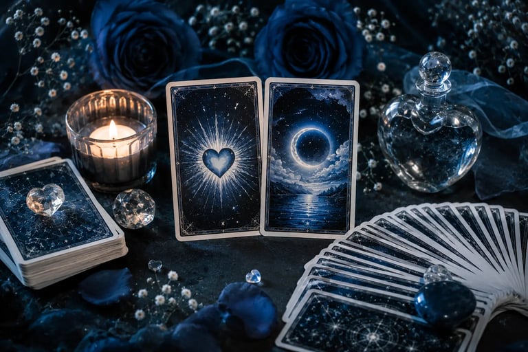 Leitura de Tarot Sim ou Não Amor Online Grátis para orientação afetiva